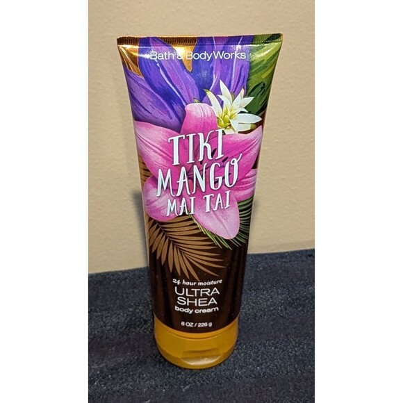 Bath & Body Works Tiki Mango Mai Tai Ultra Shea Body Cream 8 Oz - Picture 1 of 1